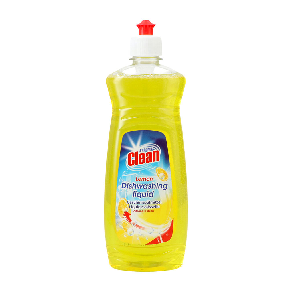 At Home Clean Ultra Dishwashing Liquid 500ml Lemon - At Home Essentials